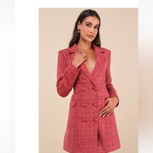 Red blazer dress new with tags